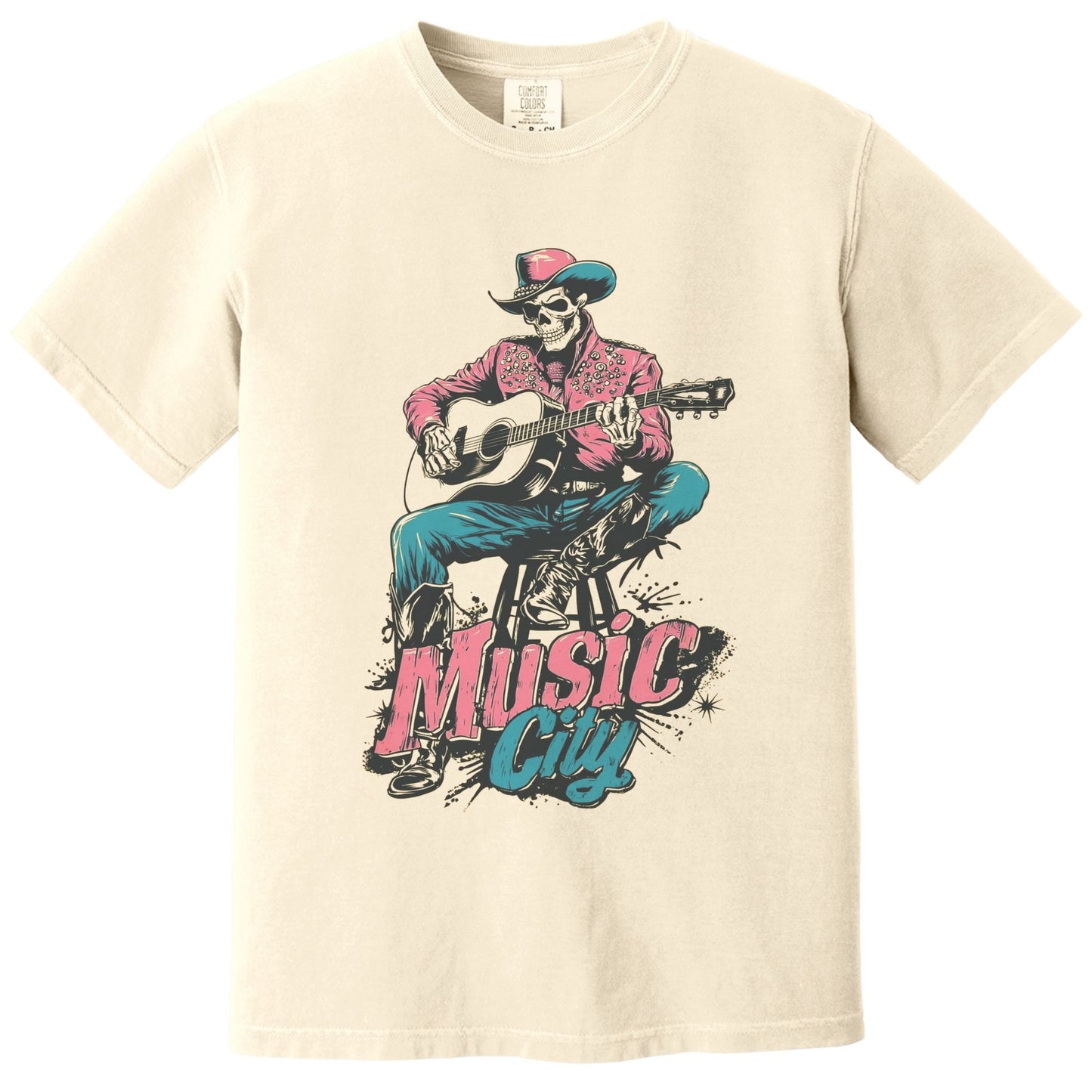 Glam Cowboy Tee | Comfort Colors® 1717 Ivory