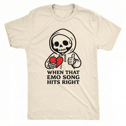 Hits Right Tee | Comfort Colors® 1717 Natural