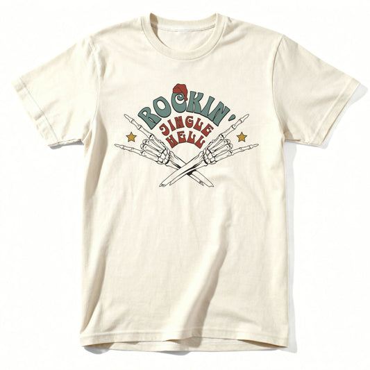 Jingle Hell Tee | Classic Tee Natural