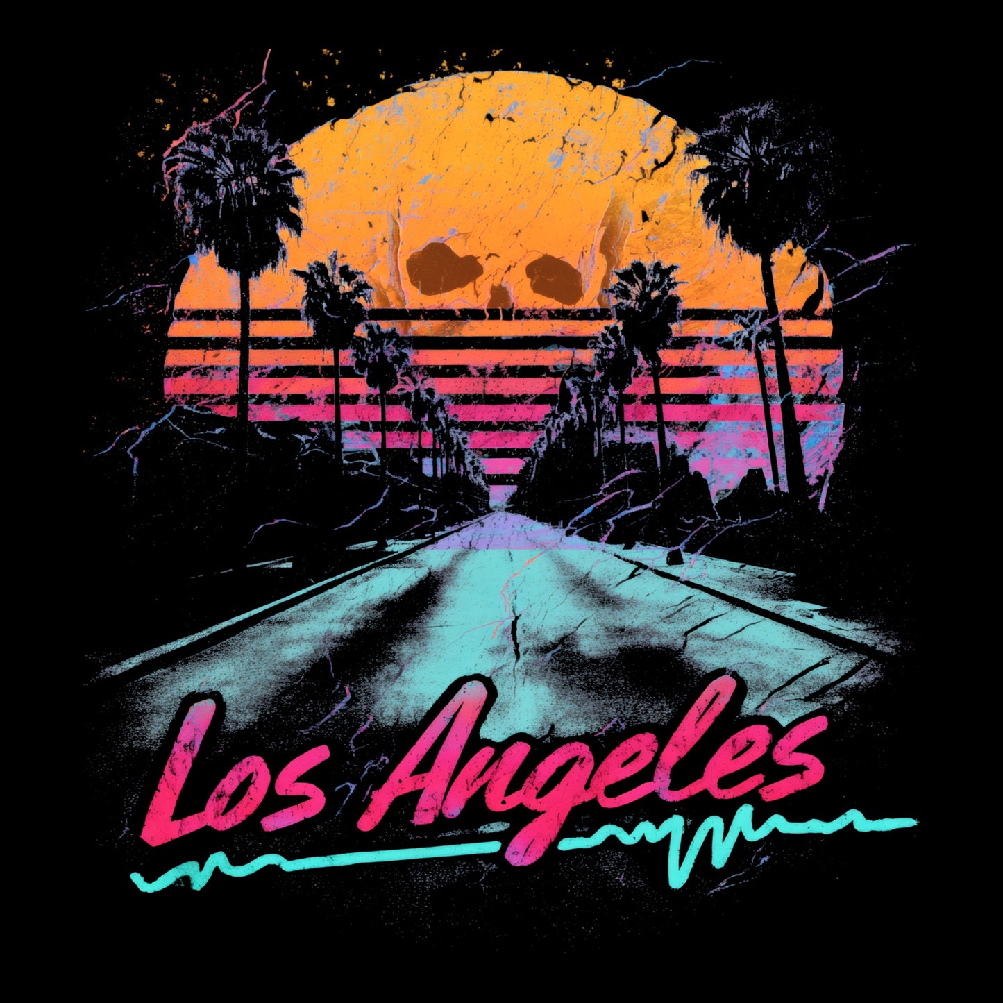 L.A. Highway T-Shirt Design
