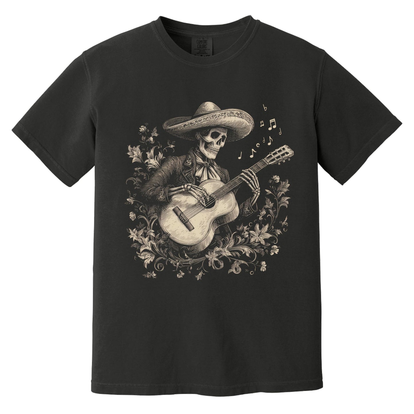 Mariachi Macabre T-Shirt | Comfort Colors® 1717 Black