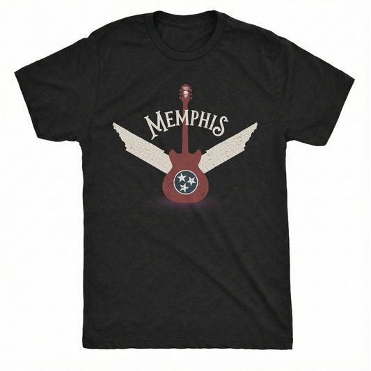 Memphis Wings Tee | Classic Tee Black