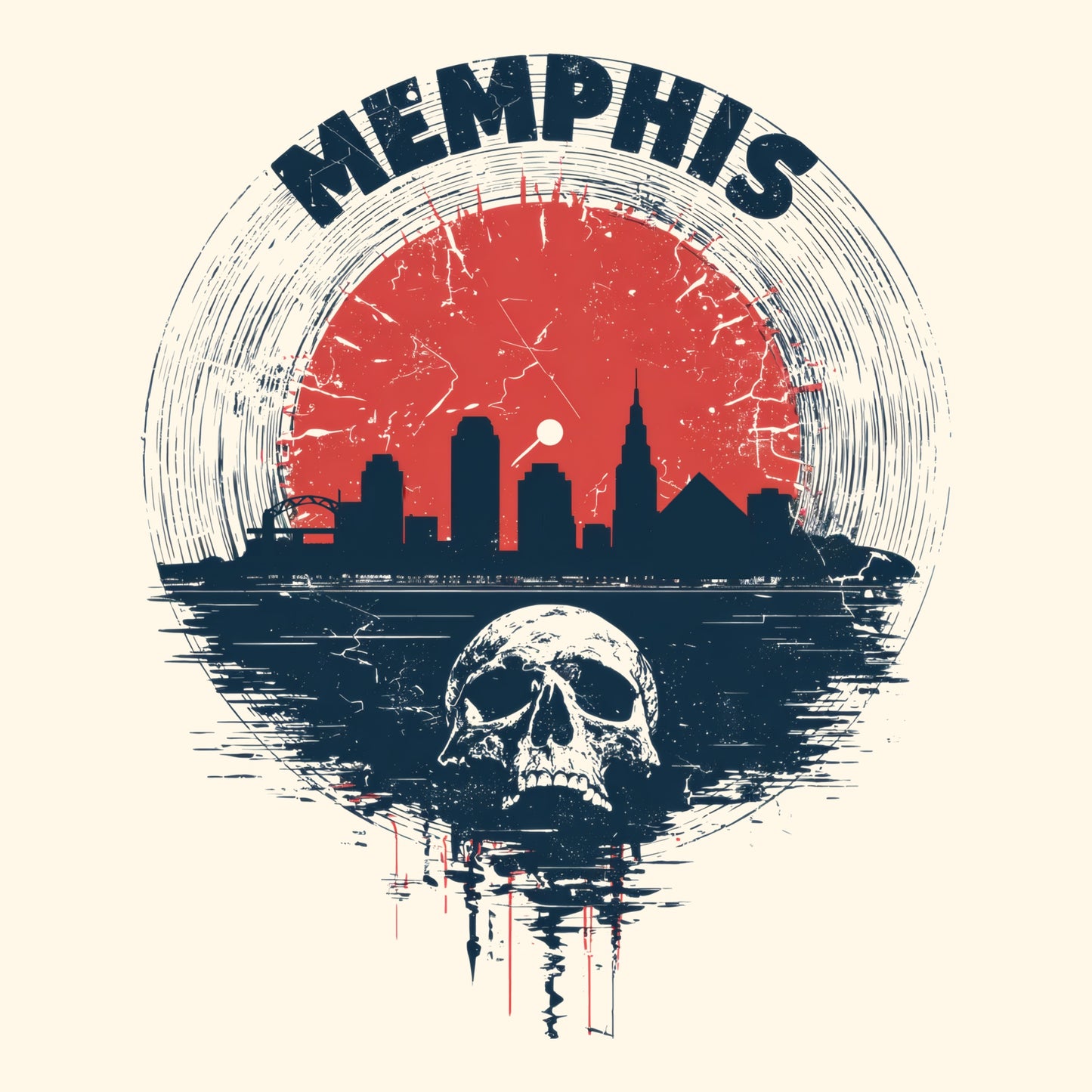 Memphis Vinyl T-Shirt Design