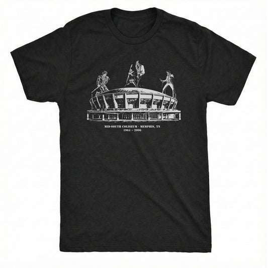 Mid-South Tee Black Mockup