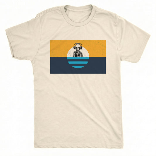 Mil Flag Tee Natural Mockup