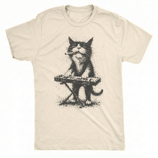 Mr. Paws Tee Natural Mockup