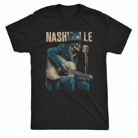 Nashville Blues Tee | Comfort Colors® 1717 Black