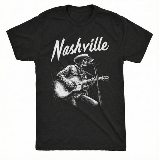 Nashville Ghost T-Shirt | Class Tee Black
