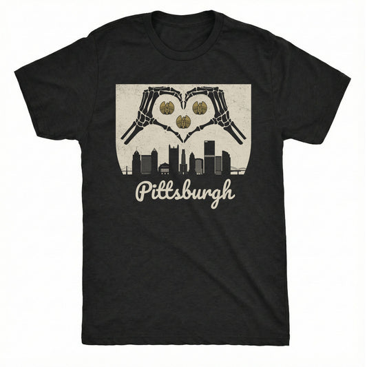 Pittsburgh Heart Tee | Classic Tee Black