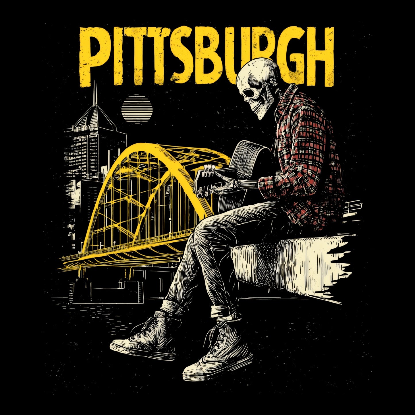 Pittsburgh Rock T-Shirt Design