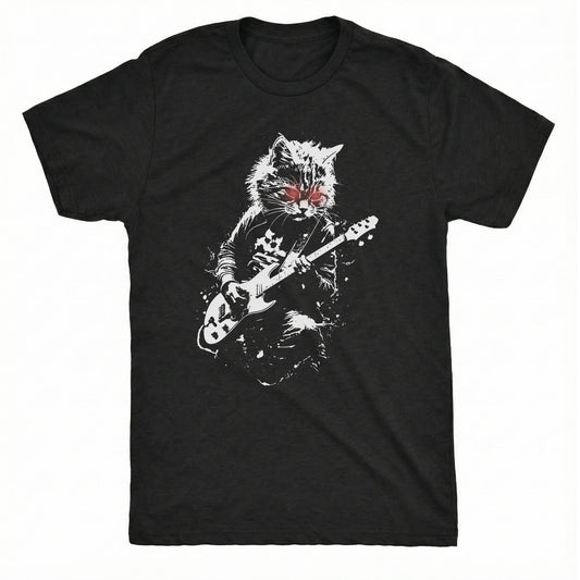 Possessed Cat Tee | Comfort Colors® 1717 Black