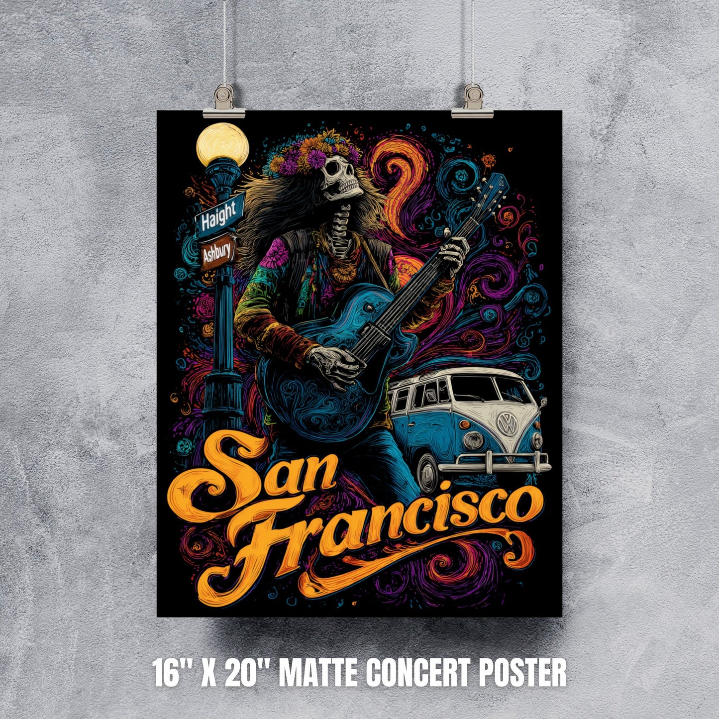 S.F. Haight Ashbury Poster