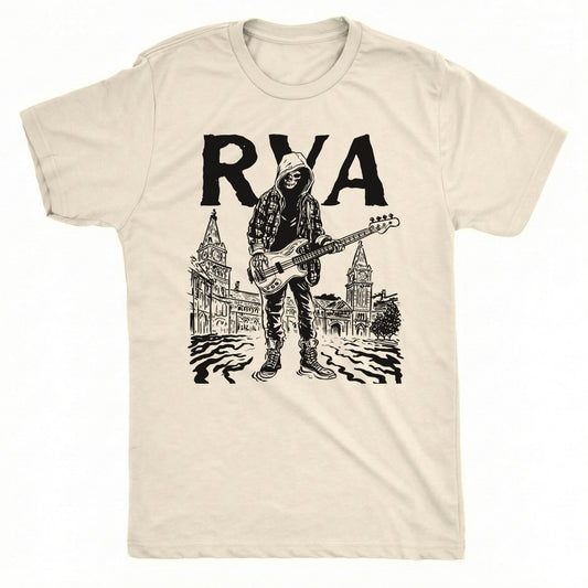 RVA Bassist T-Shirt | Classic Tee Natural
