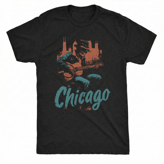 Rusted Blues Tee | Classic Tee Black