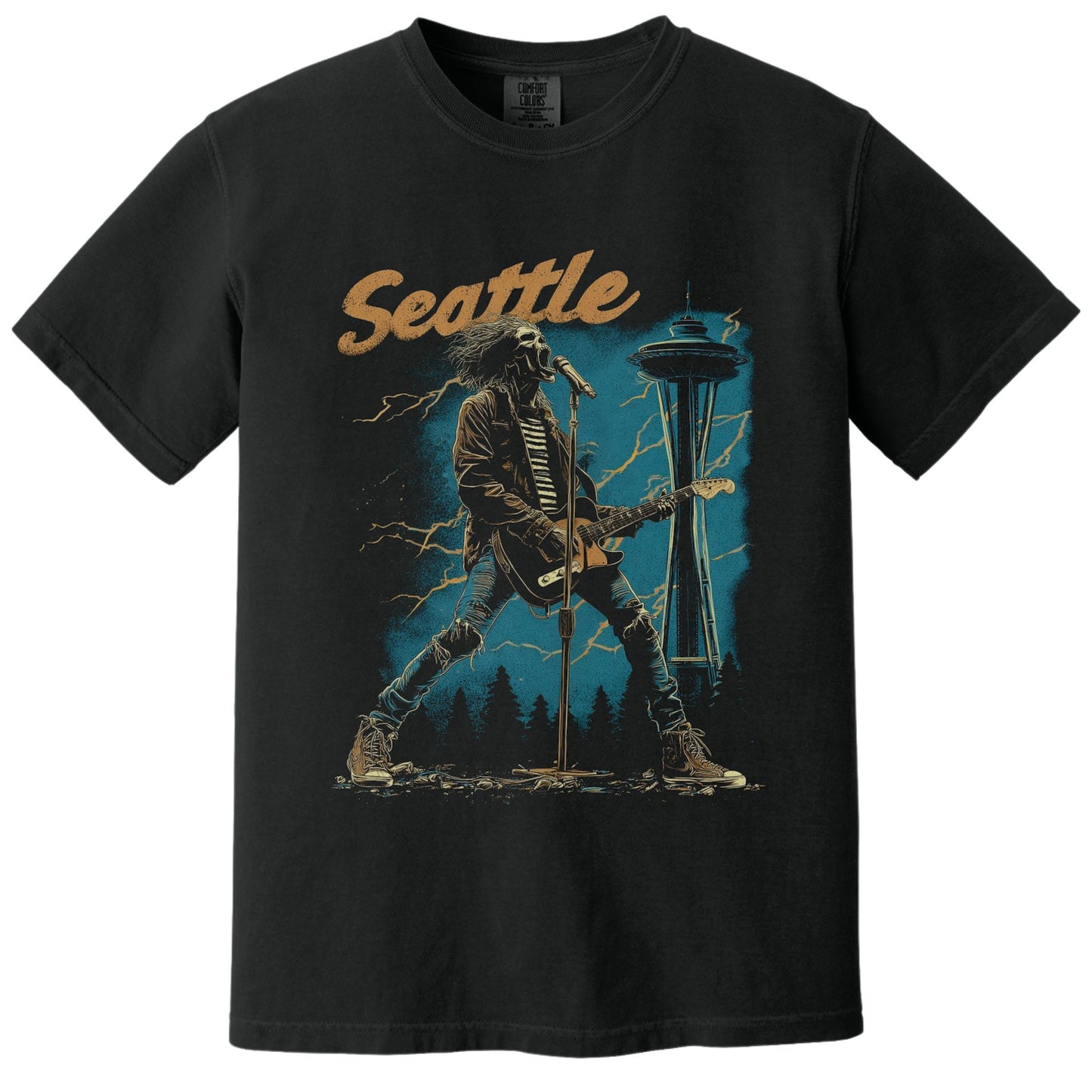 Sea Rocker Tee | Comfort Colors® 1717 Black