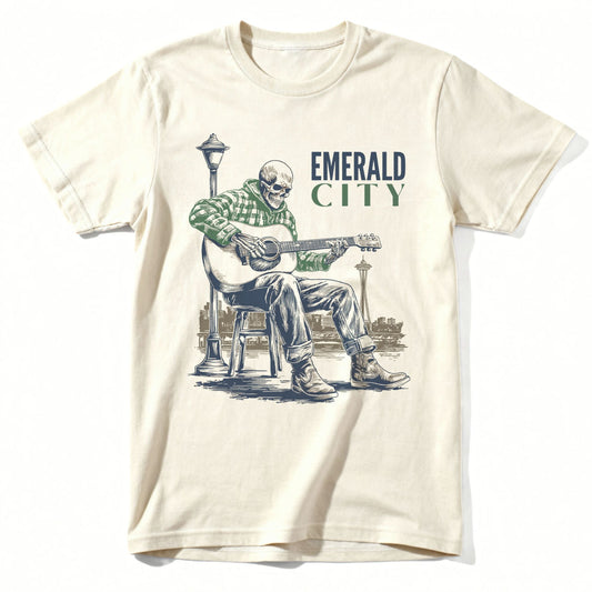 Seattle Busker Tee | Classic Tee Natural