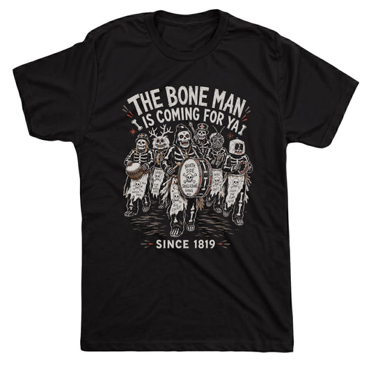 Skull & Bone Gang Tee Black Mockup