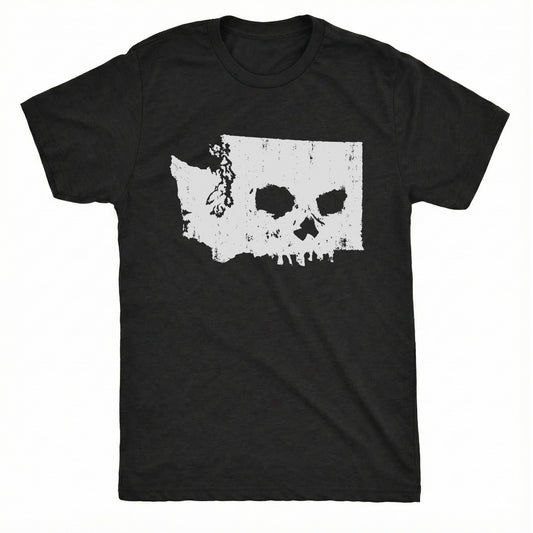 Skullington Tee Black Mockup