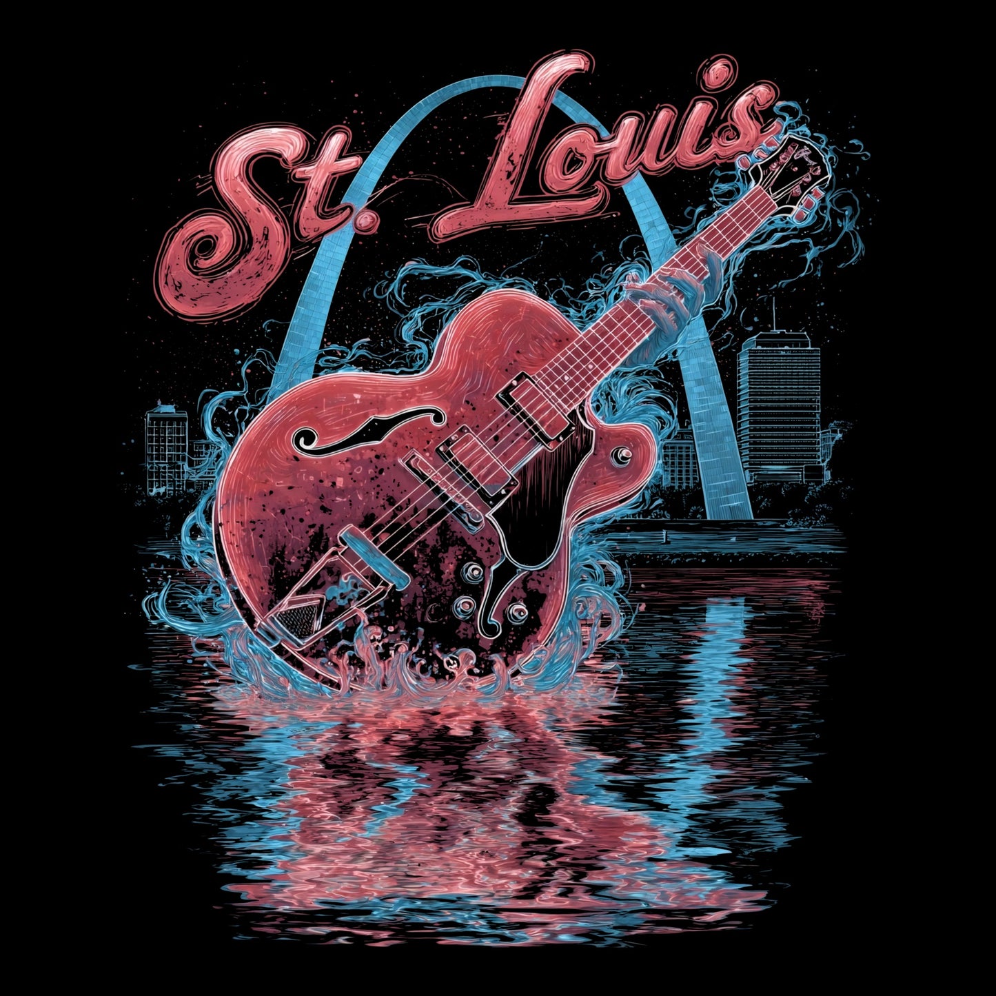 St. Louis Ghost T-Shirt Design
