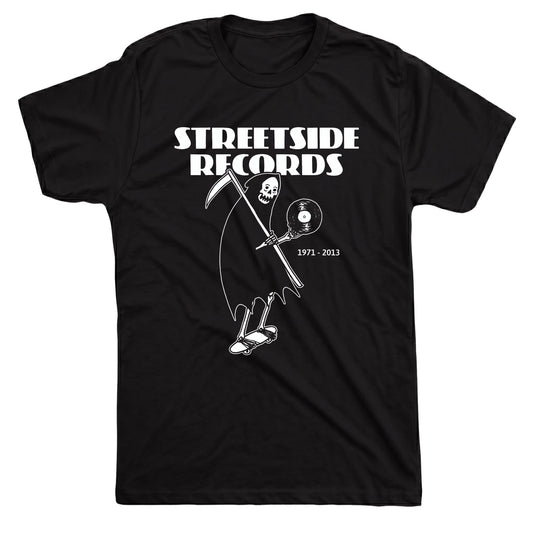 Streetside Records Tee Black Mockup