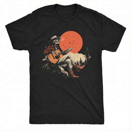 Sunset Serenade T-Shirt | Comfort Colors® 1717 Black