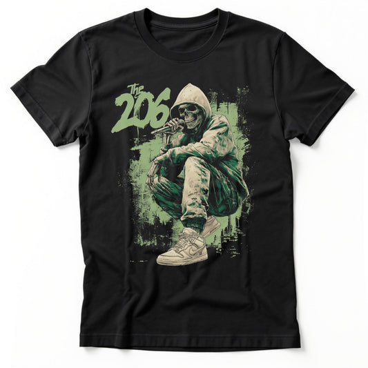 The 206 Rapper Tee | Classic Tee Black