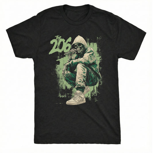 The 206 Rapper Tee | Classic Tee Black