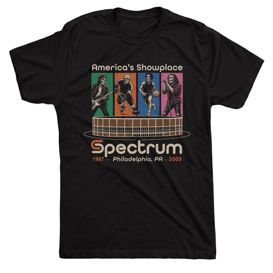 The Spectrum Tee Black Mockup