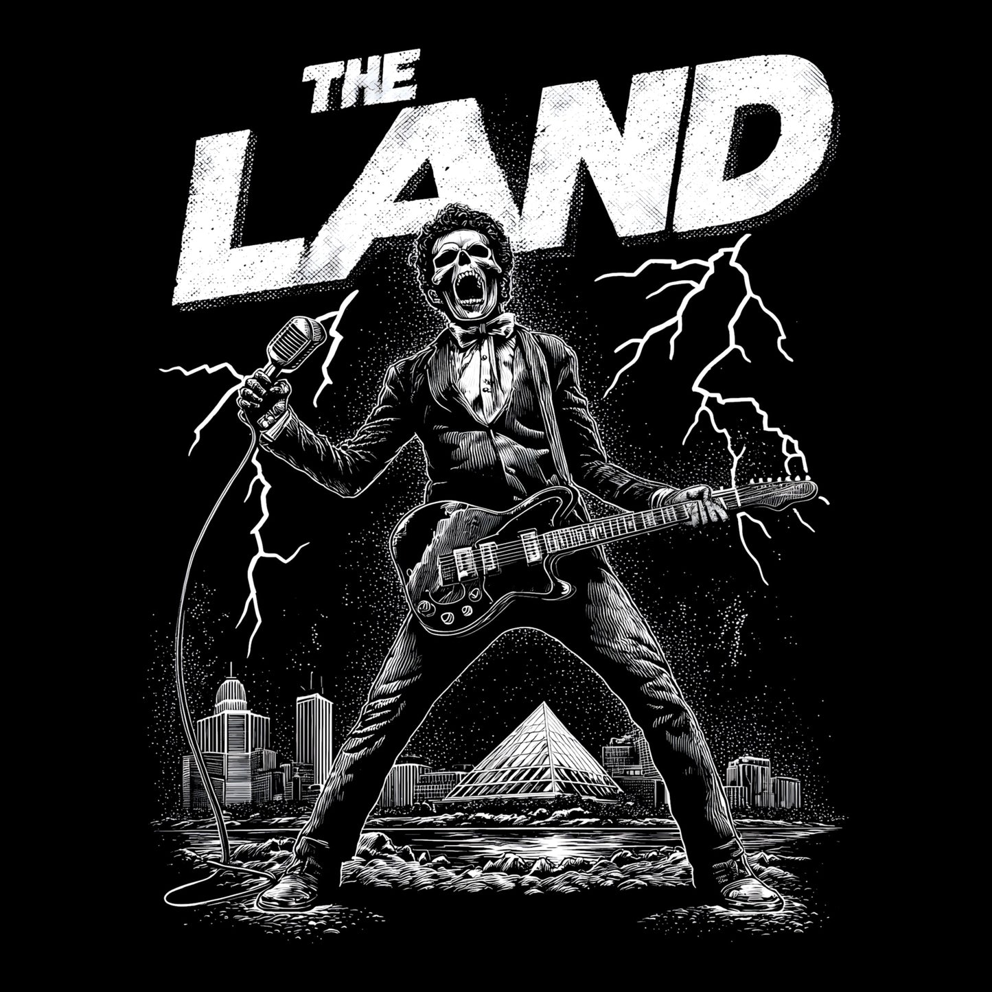 The Land Rocker T-Shirt Design