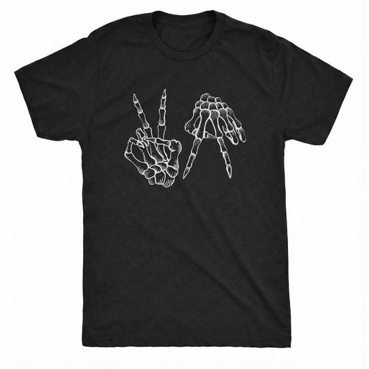 VA Hands Tee Black Mockup