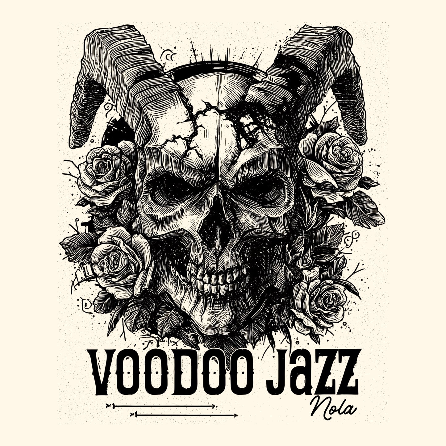 Voodoo Jazz T-Shirt Design