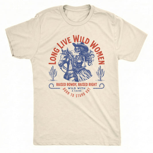 Wild Women Tee | Comfort Colors® 1717 Natural