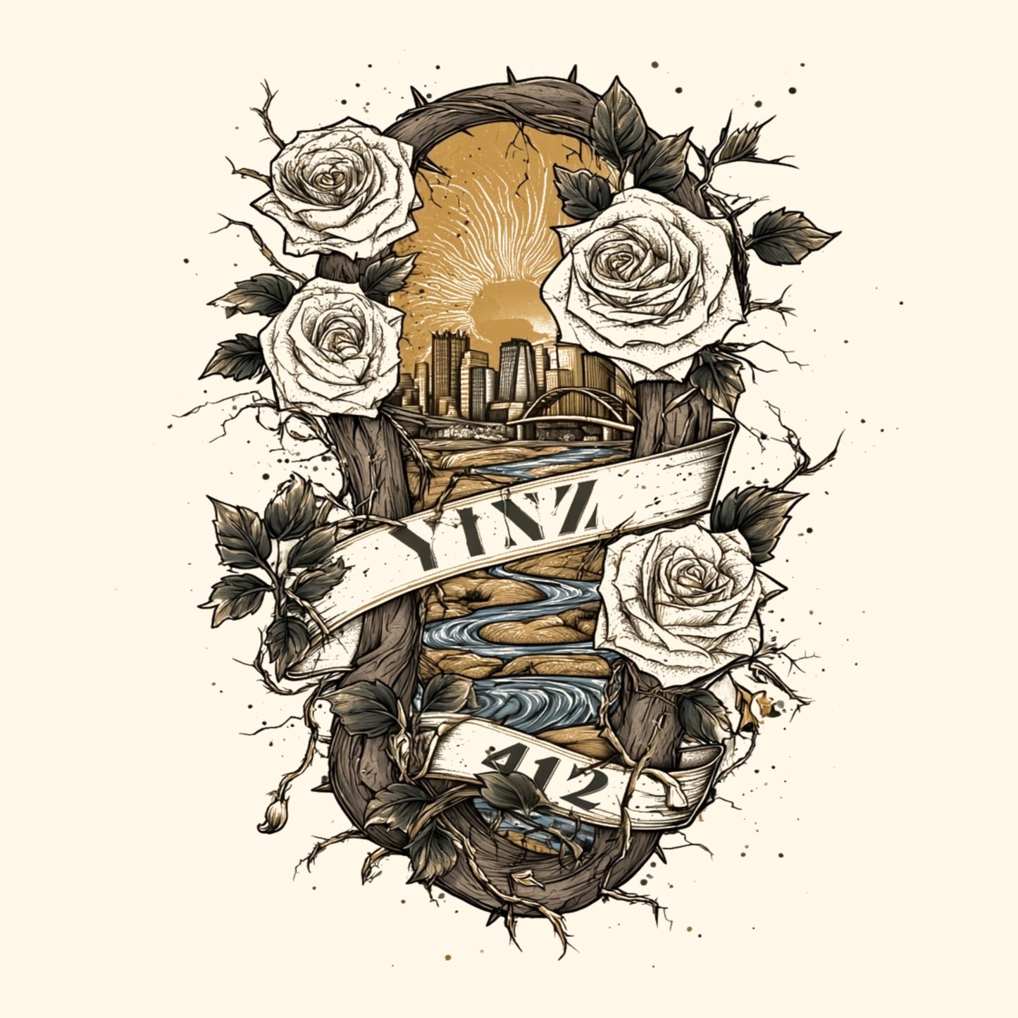 YINZ Heritage T-Shirt Design
