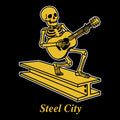 Steel Walker Tee Design Black
