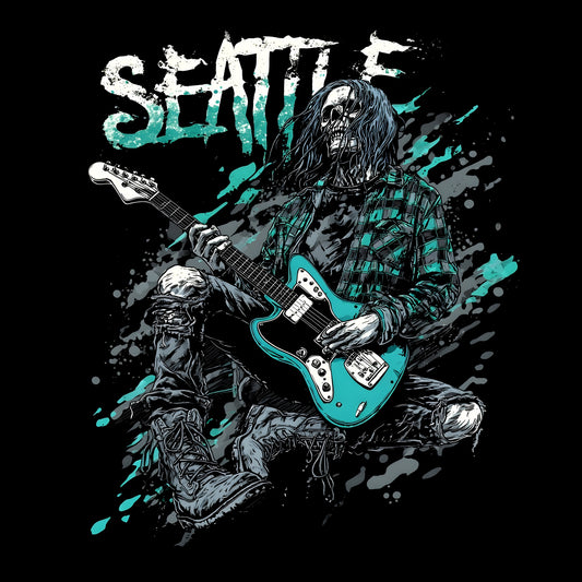 Seattle Angst T-Shirt Design Black