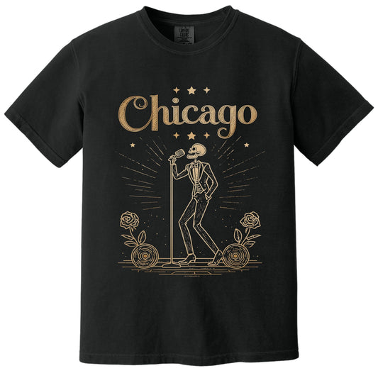 Chi Crooner T-Shirt | Comfort Colors® 1717 Black