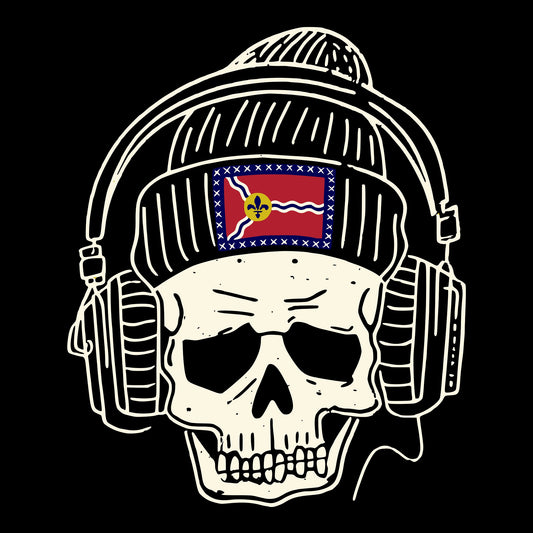 STL Beanie Tee Design Black