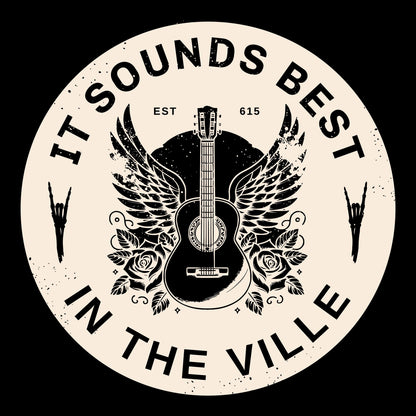 Best in the Ville Tee Design Black