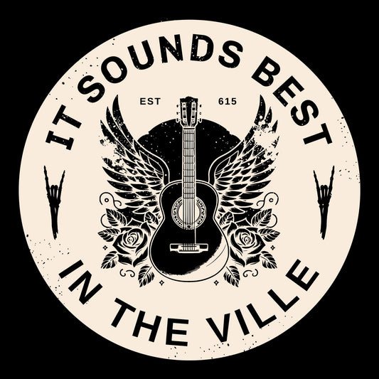 Best in the Ville Tee Design Black