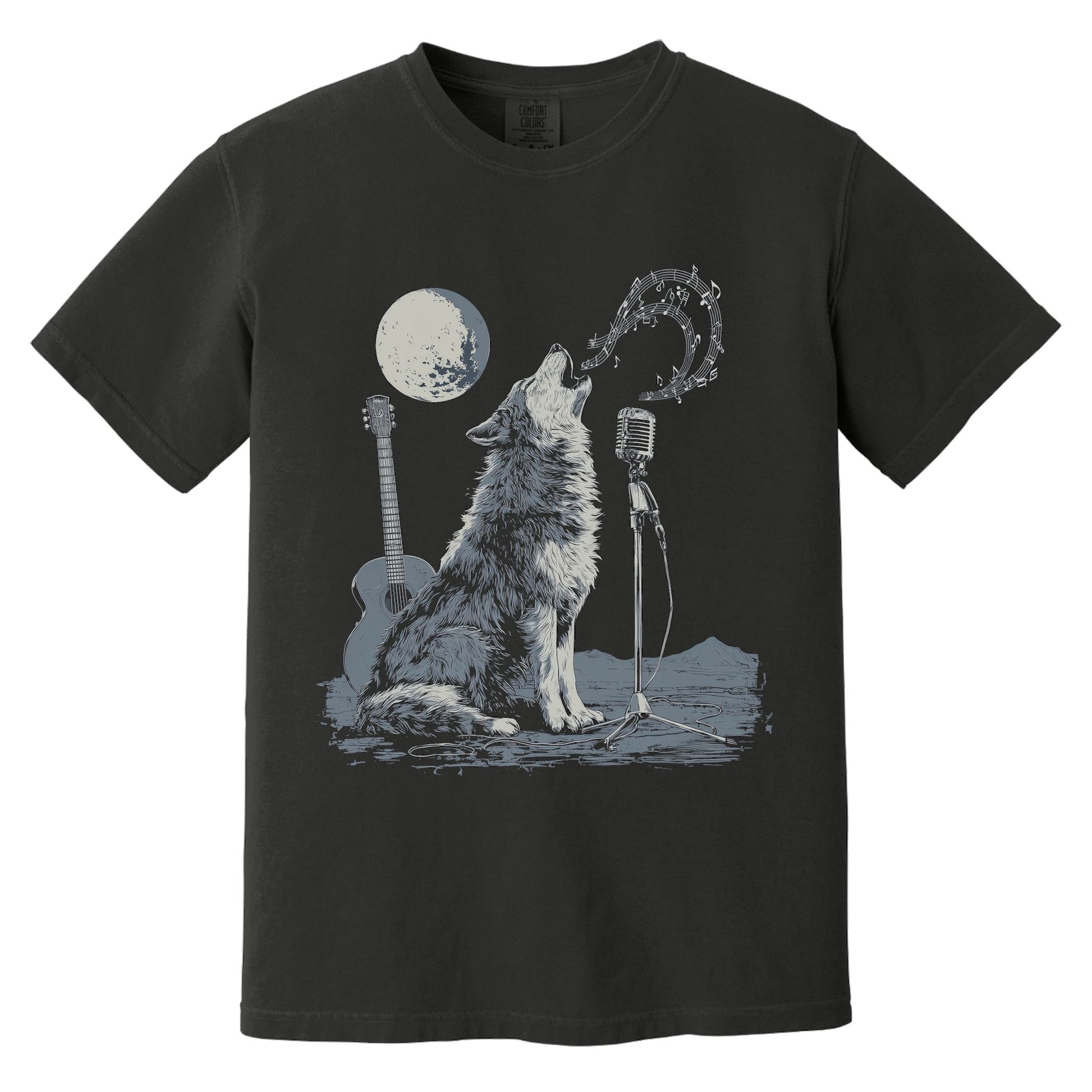 Howlin Blues Skeleton T-Shirt | Comfort Colors® 1717 Black