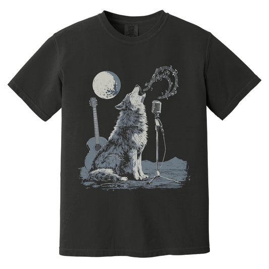 Howlin Blues Skeleton T-Shirt | Comfort Colors® 1717 Black