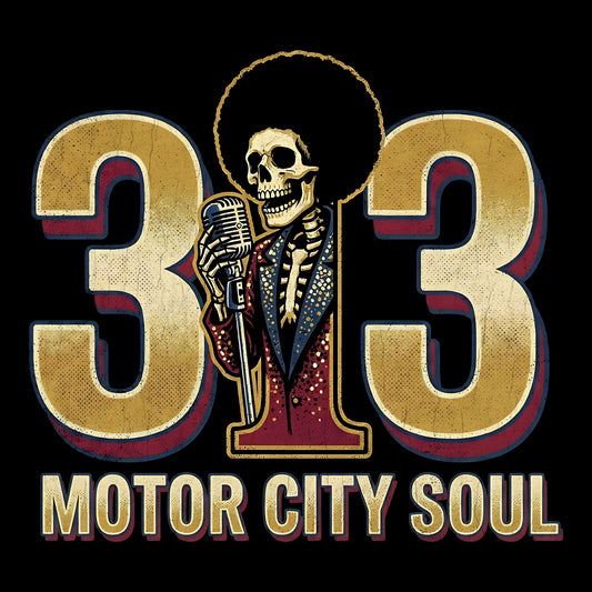 313 Soul Tee Design Black