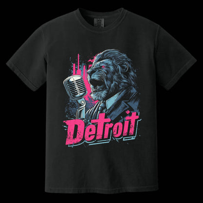 Detroit Spirit T-Shirt | Comfort Colors® 1717 Black