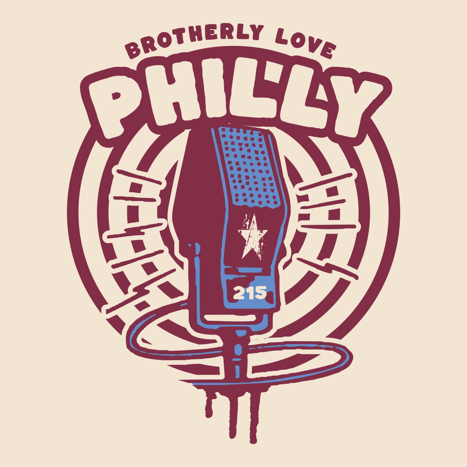 Brotherly Love Tee Design Natural
