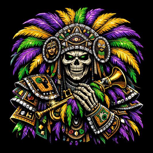 Big Chief Tee Design Black