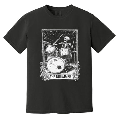 412 Drummer T-Shirt | Comfort Colors® 1717 Black