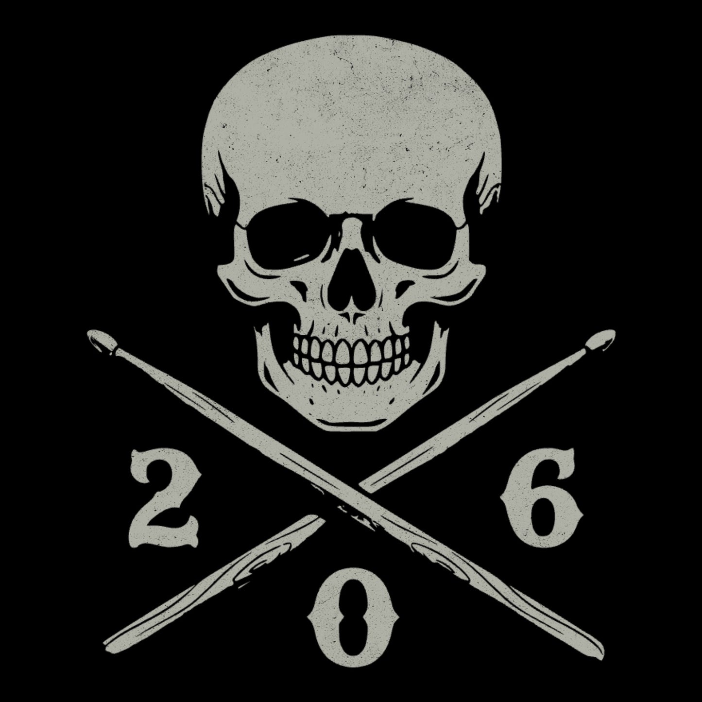 206 Cross Tee Design Black