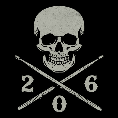 206 Cross Tee Design Black