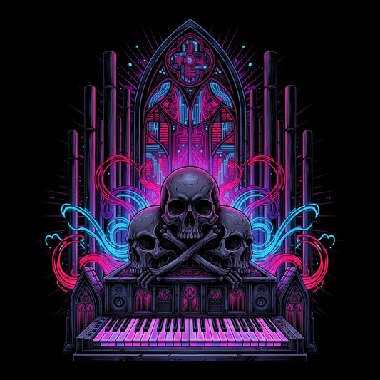 Requiem of Sound Tee Design Black
