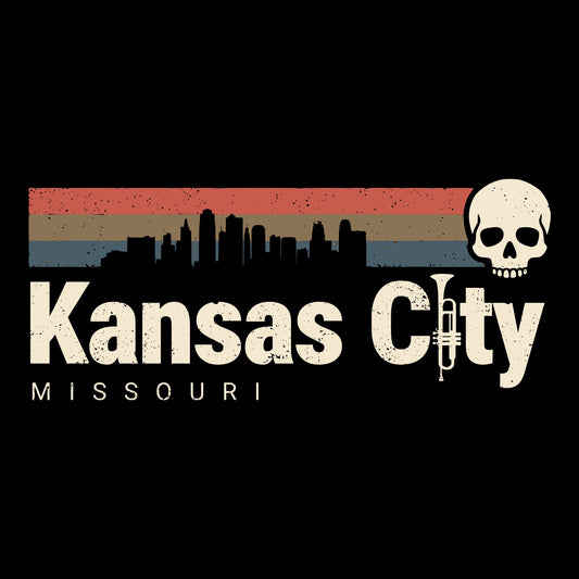 Retro KC Tee Design Black